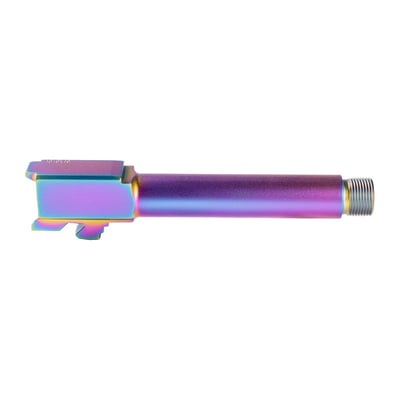 Match Grade - Glock 19 Compatible Threaded Barrel - Rainbow PVD - $49.99