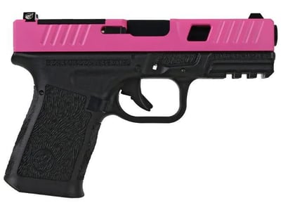 BC-102 BCA Grizzly Compact Window Cut Pink Cerakote Handgun 9mm Black Nitride Barrel 1:16 Twist 15+1 Capacity - $299.00
