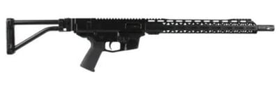 BC-9 9MM Left Side Charging Bufferless Rifle 16" Parkerized M4 Barrel 1:10 Twist Blowback Gas System Talon 15” MLOK Split Rail w/Folding Stock No Magazine - $419.95