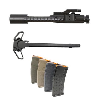 AR-15 Bolt Carrier Group Ambidextrous Charging Handle Hexmag Series II True 10 Rounds Bundle - $103.99  (Free Shipping)