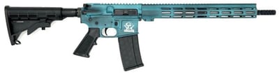 GLFA Gl-15 RIA 223 Wylde, 16" Barrel, Battleworn Teal/Nitride, 30rd - $664.15 (Add To Cart) (Free S/H on Firearms)