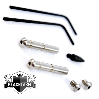 Black Label LO-PRO Stainless Anti Walk/Rotation Trigger/Hammer Pin kit - $12.99