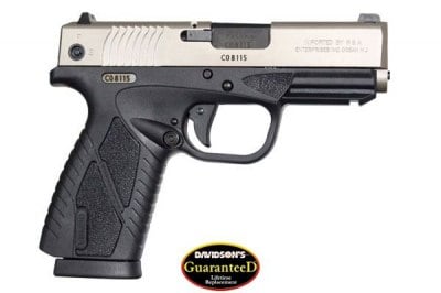 Bersa CONCEAL CARRY 9MM DUO TONE 7+1 - $290.99 ($9.99 S/H on Firearms / $12.99 Flat Rate S/H on ammo)
