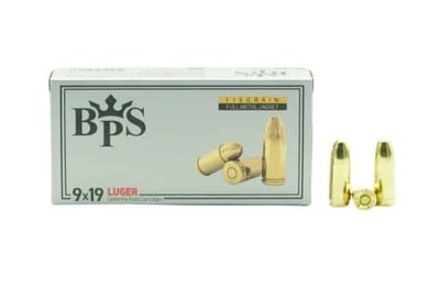 BPS 9mm 115 gr. FMJ (1000 rds) - $239.99 w/ code: GUNDEALS10 + FREE Shipping 