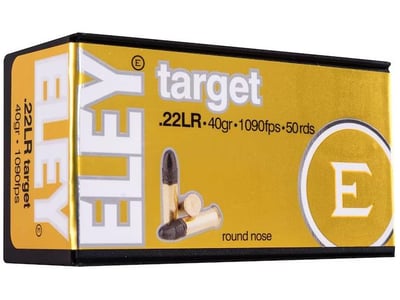 Eley Target 22LR Ammo 40 Grain Round Nose - $7.19 (Free Shipping on $100+ Orders)