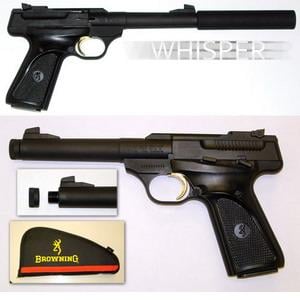 Browning Buck Mark Camper Whisper .22LR Silencer Ready - Threaded Barrel - $423.38 