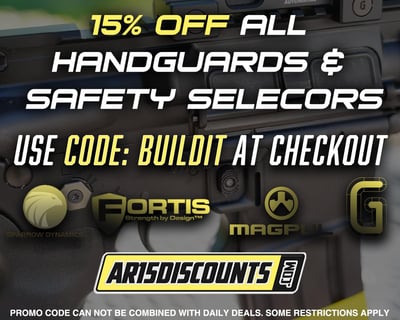 24 HOURS LEFT: 15% off Handguards and Safety Selectors w/ code: BUILDIT - $47.56 (Free S/H over $175)