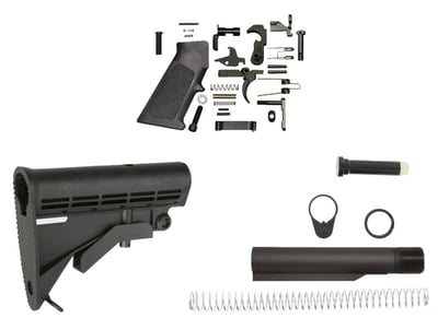 AR15 Lower Build Kit Black - $54.95 