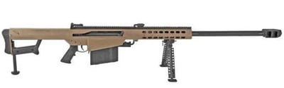 Barrett Firearms M82 A1 .50 BMG Semi-Automatic AR-15 Rifle, FDE Cerakote - $7499.99 