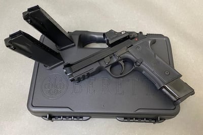 Beretta 92x RDO Centurion 4.7" BBL 18+1 9mm + Bonus 20 Rd Magazine + Primary Arms SLX RS-10 Micro Reflex Sight & Mount - $769 / SH $16 Flat Rate! 