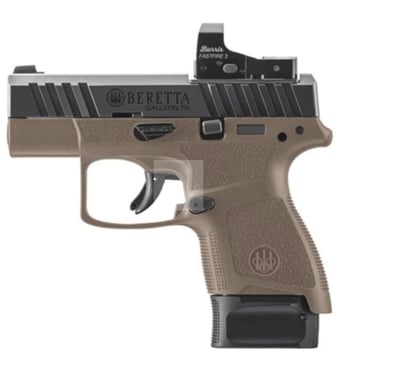 Beretta APX Carry A1 Gen II Optics Ready 9mm With FDE Frame (2 Mags & Tritium Front Sight) - $249.95 