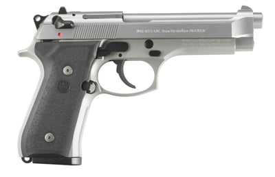 Beretta 92FS Inox 9mm 4.7" Barrel, 2- 15rd Magazines - $749 