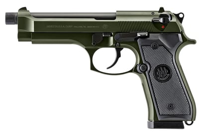 Beretta 92FS OD Green 9mm 5.1" Threaded Barrel 18 Rnd - $599.99 - Add to Cart Price + FREE Shipping 