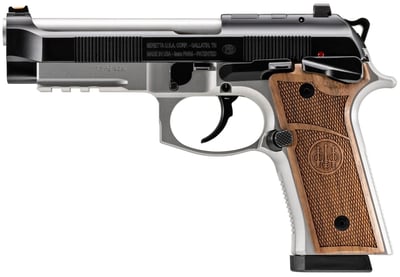 Beretta 92GTS Launch Edition Black / Silver 9mm 4.7" Barrel 10-Rounds USED - $799.99 ($19.99 S/H on Firearms / $15.99 Flat Rate S/H on ammo)