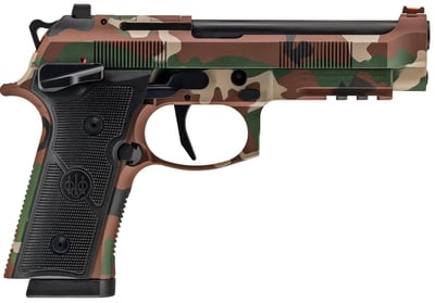 Beretta 92XI SAO Combat 9mm 4.7" (OR) 15rd Pistol, BDU - $599 + Free Shipping