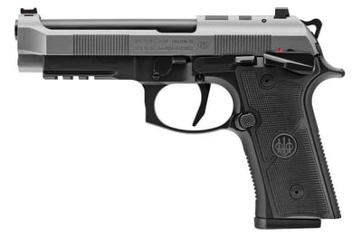 Beretta 92XI Black / Stainless 9mm 4.7" Barrel 15-Rds - $629.99 ($19.99 S/H on Firearms / $15.99 Flat Rate S/H on ammo)