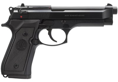 Beretta M9 9mm 4.9" Barrel Military Style Markings Black Finish 2x15rd Mags - $598.99 Add to Cart + FREE Shipping 