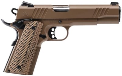 Bersa 1911 Flat Dark Earth .45 ACP 5" Barrel 8-Rounds Night Sights - $599.99 (S/H $19.99 Firearms, $9.99 Accessories)