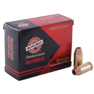 Black Hills 45 ACP 230Gr Jacketed Hollow Point Ammo (20 Rds/Box) - $21