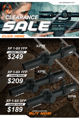 Atibal XP8 & XP6 LPVO Clearence - $209.99 