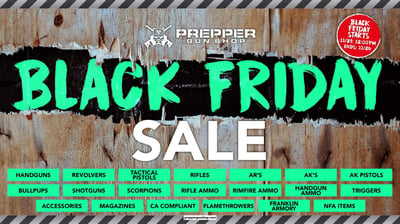 Prepper Gun Shop Black Friday 2023 Sale