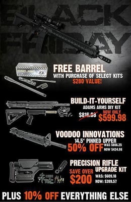 ADAMS ARMS 2014 BLACK FRIDAY SPECIALS - 10% off + Free Shipping