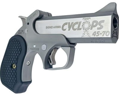 Bond Arms Cyclops Stainless .45-70 4.25" Barrel 1-Round With Holster - $399.99 + Free Shipping 