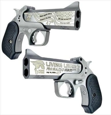 Bond Arms DT47 "Living Legend" Stainless .45 Colt / .410 GA 4.25" Barrel 2-Rounds - $449.95 