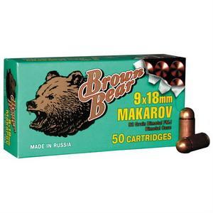 Brown Bear 9x18 Makarov 94-grain FMJ 500Rds - $132.99 (Buyer’s Club price shown - all club orders over $49 ship FREE)