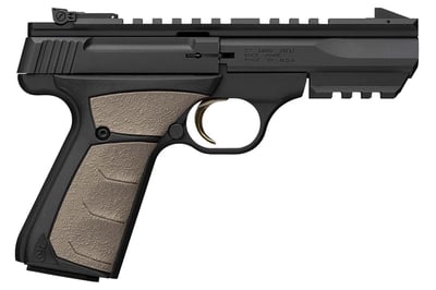 Browning Buck Mark Black Label 22LR 4" 10 Rd Semi Automatic Pistol with FDE Grip - $299.99 