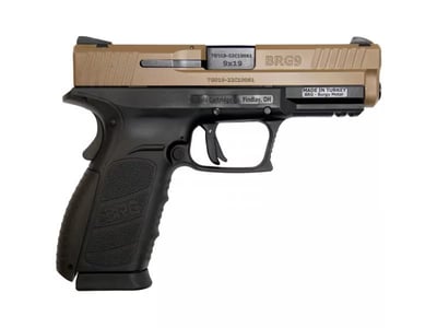 Buffalo Cartridge Co. BRG9 Elite 9mm Semi-Auto Pistol, 4" BBl 16 Rds - $236.20 