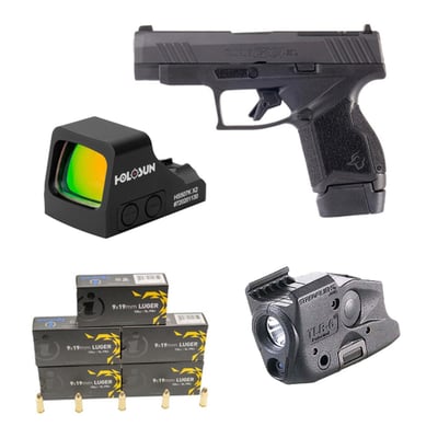 Bundle- Taurus G4X, Holosun 507K-X2, Streamlight TLR-6, 250rds Igman 9mm - $713.48 