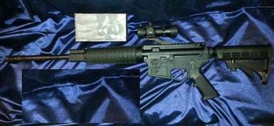 C & S Firearms AR15 16" Carbine with Red Dot Scope - $599.99