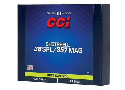 CCI 38 Special 357 Mag 100 GR Shotshell 9 Shot 10 Rounds - $13.79