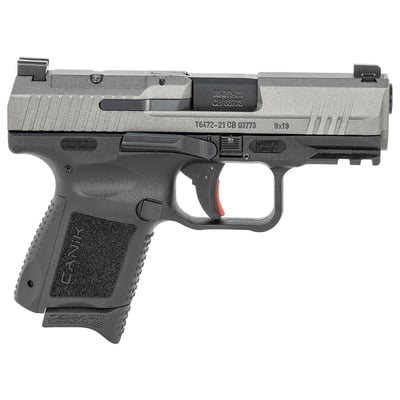 Canik TP9 Elite Sub-Compact 9MM 3.6″ 12RD 2-Mags Black/Tungsten Cerakote Slide - $326.99 