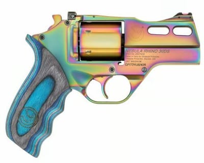 CHIAPPA FIREARMS Rhino SAR 357 Mag / 38 Special 3" 6rd Revolver - Nebula Rainbow PVD - $1255.32 (FREE Shipping on Firearms)