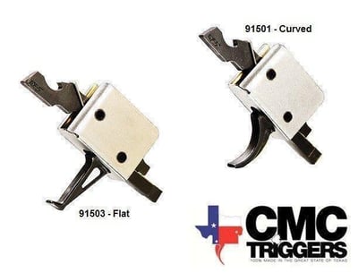 CMC Single Stage 3-3.5lb Curved AR-15 Trigger Group - $129.98
