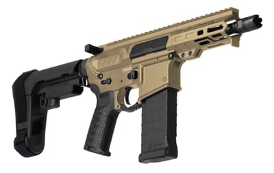 CMMG Banshee MK4 Pistol Coyote Tan 5.7 X 28 5" Barrel 40-Rounds RipBrace - $1337.99 ($9.99 S/H on Firearms / $12.99 Flat Rate S/H on ammo)