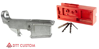 Delta Deals AR-15 80% Lower + Universal Heavy Duty Jig & Tools - $77.99