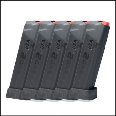 Magazine Bundle: Amend2 A2-17 9mm 18-Round Black Magazine G17 Compatible 5 - Pack - $49.99 (FREE S/H over $120)