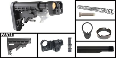 Omega Deals AR-15 Sylvan Arms Folding Stock Adapter + MMC Armory LE Collapsible Stock - $177.99