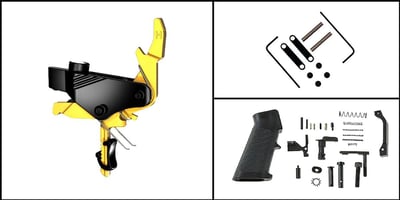 MMC Combos AR-15 Trigger Upgrade Kit Including Hiperfire "PDIGS Power Drop-In" Gold Standard Trigger + "Lite" AR-15 LPK - No FCG + Anti Walk Pins - $164.99