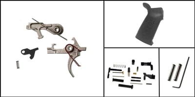 MMC Combos AR-15 Trigger Upgrade Kit Including Davidson Defense 2 StageTrigger + CMMG Lower Parts Kit + Spikes Tactical Pro Grip + Davidson Defense Anti Walk Pins - $99.99 