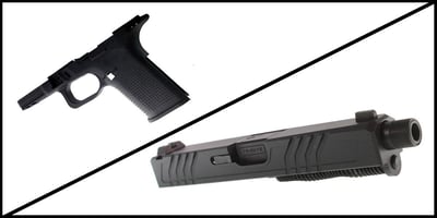 DIY Pistol Kits for Glock 19 80% Frame + G19 Slide Assembly W/ Threaded Barrel - $429.99