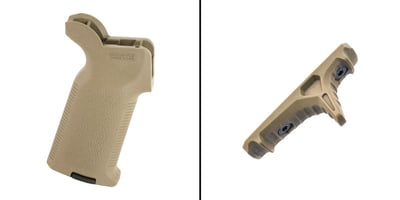 Magpul MOE K-2 Grip + Strike Industries LINK Anchor Polymer Hand Stop - $29.99