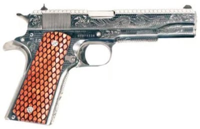 COLT 1911 Government Custom Wood Snake 45 ACP 5" 7rd - Stainless - $1778.83 (FREE Shipping on Firearms)