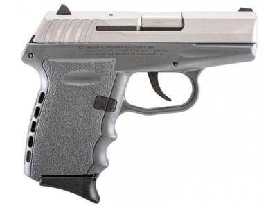 SCCY CPX-2 TTSG 9mm Polymer Frame Pistol Stainless on Sniper Grey DAO 10+1 w/ 2 Mags - $149.99