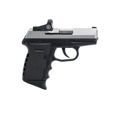 SCCY CPX-2 RD Stainless / Black 9mm 3.1" Barrel 10-Rounds CTS-1500 Reflex Sight - $249
