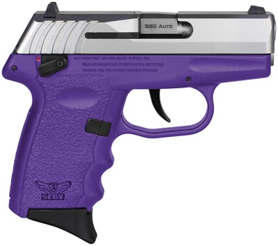 SCCY INDUSTRIES CPX-4 380 ACP 2.96" 10rd Pistol - Purple / Stainless Steel - $193.99 (Free S/H on Firearms)