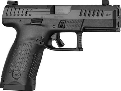 CZ P-10 C OR Ported 9mm 4″ FS 15-Rnd, Black - $469.99 